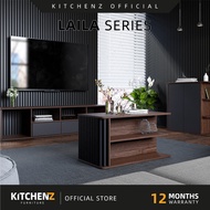KitchenZ LAILA Series - TV Display Cabinet Coffee Table - WN+GY
