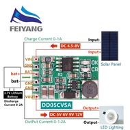 DD05CVSA 3.7V 4.2V Charger 5V 6V 9V 12V Discharger Board DC DC Converter Boost Module For Solar Mobile Power Charger Lithium Battery