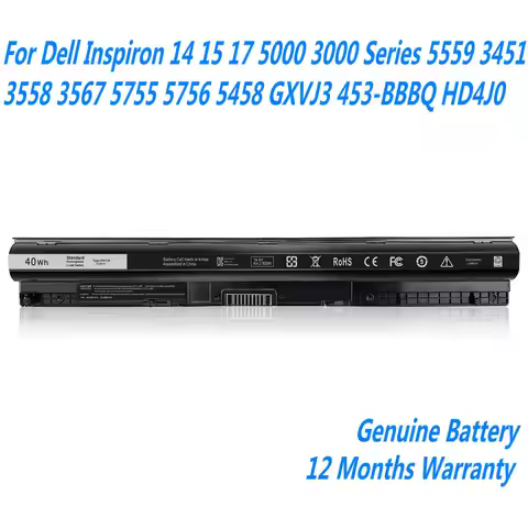 NEW M5Y1K Laptop Battery For Dell Inspiron 14 15 17 5000 3000 Series 5559 3451 3558 3567 5755 5756 5