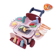 Cooking trolley kitchen play house with your child