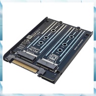 [G V W E] 2 in 1 M.2 to SFF-8639 U.2 Converter M-KEY NVME PCI-E4. 0  M.2 B-Key  6Gbps Dual SSD to SF