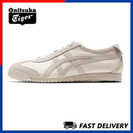 100% Original Onitsuka Tiger MEXICO 66 Cream White Unisex Sneakers SD Retro Lightweight Low Top Runn