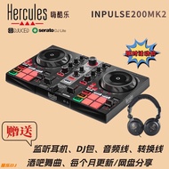 HERCULES Inpulse200 MK2 Controller DJ เข้ารุ่นใหม่สำหรับผู้เริ่มต้น ควบคุมดีจีดี 2 ช่อง 2 ปุ่ม 2 แท็