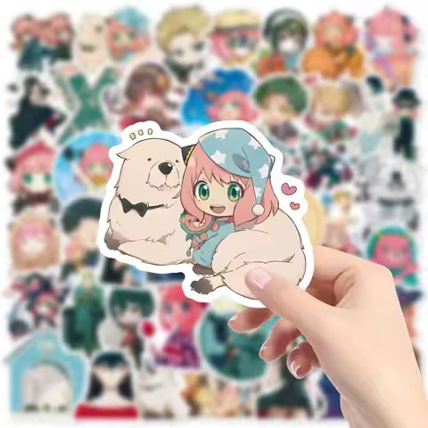 10/30/50pcs Kawaii Anime SPY×FAMILY Stickers Cute Anya Forger Cartoon Girl Decals Laptop Notebook Ph