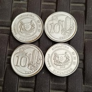 Koin 10 Cent Singapura 2013 - 2019