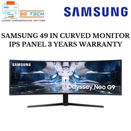 Samsung 49" Inch Curved Monitor 3 Years Warranty