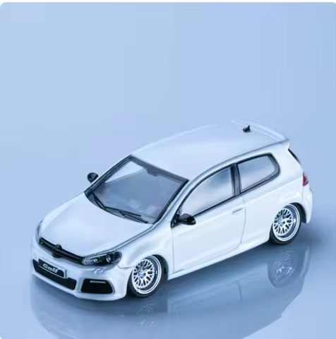 Maxwell Exhibition Edition 1:64 GOLF GTI open top alloy car model, Golf R MK6 car model in stock