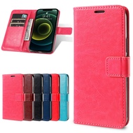For Oppo Reno7 4G Reno8 F21 Pro F21s CPH2363 Leather Wallet Folio Vintage Classic Phone Case Card Ho