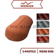 MONIER GCI S- Pantile Ridge End Roof Fitting Roof Tiles Atap Tanah Atap Fitting