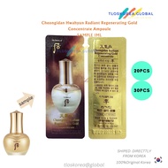 20 or 30sachets the whoo cheongidan hwahyun radiant regenerating Gold concentrate 1ml