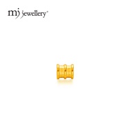 MJ Jewellery 3D 999.9 Pure Gold Mini Tube Ring Pendant B801