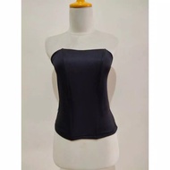Lontorso Black Women's Kebaya Underwear Tube Top Kebaya Tube