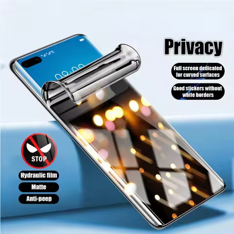 Privacy Screen Protector For Huawei Nova Y7p 8 7 6 7i 5T Y8p Y6p 2019 SE 5G Hydrogel Film Huawei For