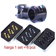 Titanium Stem Bolts - Titanium StemBolts - Bicycle Stem Bolts