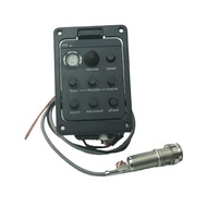 4 Band Equalizer 301 with Microphone Dual Mode Preamplifier Equalizer EQ Tuner Guitar Pickup Top Qua