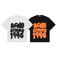 25ss New Style Acne Studios Men Women Same Style 1996 Graffiti Logo Loose Casual Profile Short Sleev