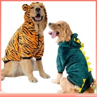 3XL-8XL  large dog clothes Labrador clothes Golden Retriever clothes change becoming tiger and dinos