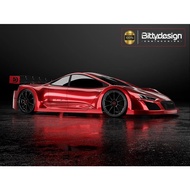 Aden RC Bittydesign 1/28 Mini-Z Eptron Transparent Car Shell 98MM