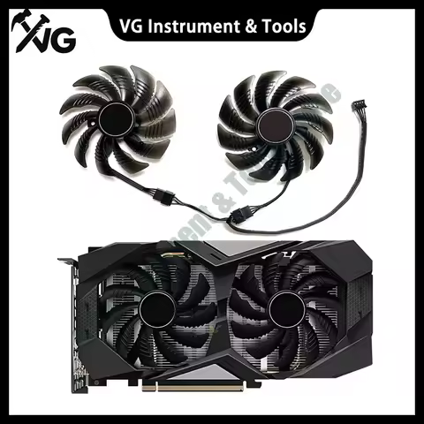 New For GIGABYTE GeForce RTX2060 GTX1660 1660ti 1660 SUPER Graphics Card Replacement Fan T129215SU