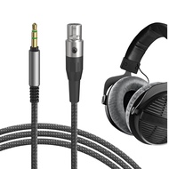 Geekria Audio Cable Compatible with Beyerdynamic DT 900 PRO X DT 770 PRO X LE Headphone 3.5mm Braide