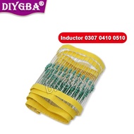 50PCS 1/4W DIP Inductor  0307 0410 0510 0.25W Color Ring Inductor UH MH 2.2 3.3 4.7 5.6 100 220 330 