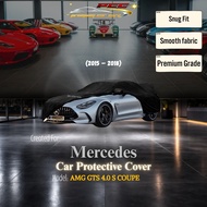 MERCEDES AMG GTS COUPE (2015–2018) WING Car Cover Logo Printed Protecting Elastic Fabric Anti-Scratc