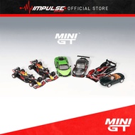 Mini GT 1:64 GR86 Larry Chen / Acura ARX-06 GTP / Eunos Roadster V-S / Lambo Revuelto / RB16B #33 / 