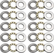 (10Pcs) F12-23M Miniature Thrust Ball Bearings 12mm x 23mm x 7.5mm Miniature Plane Thrust Bearings C