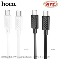 Hoco X88 fast charging cable TypeC to TypeC port 60W, 1M long (White) - Nhat Tin Accessories