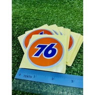 STICKERS MOTOR 76 LUBRICANT PANTUL CAHAYA👍