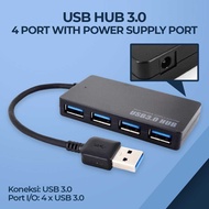 USB HUB 3.0 High Speed PC Laptop with Power Supply Port