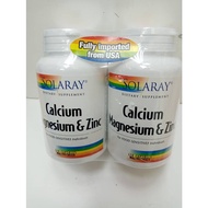 SOLARAY Calcium Magnesium & Zinc