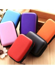 1pc/2pcs/5pcs 7 Colors Hard Case Board Games Game Cards Travel Zipper Carry Cases Case Storage Box,T