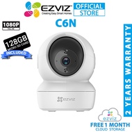 Bundle EZVIZ C6N 1080P with FREE 128GB Micro SD Memory Card Full HD Pan & Tilt Indoor Security Camer