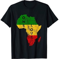 Reggae Africa Map Rasta Regae Music Rastafari African Roots T-Shirt