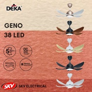 DEKA GENO 38 INCHES / 46 INCHES / 54 INCHES LED CEILING FAN (DC MOTOR)