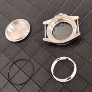 40mm Stainless Steel Aluminum Bezel Mineral Mirror Watch Case Kit for Miyota 8205 821A 8215 Mingzhu 