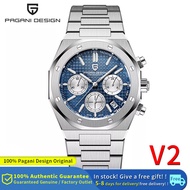 Pagani Design watch 40MM quartz watch men Seiko VK63 chronograph watch 100Msubmariner watch for men 手表 PD-1707