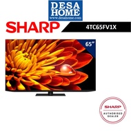 [Free Delivery] Sharp 4TC65FV1X 65'' FV1 Series 4K UHD Smart TV With Xtreme Mini LED [Free HDMI Cable &amp; TV Bracket]