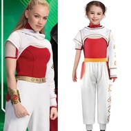 Hot Style Zombie College 4 Girls cos Costume Halloween Red White Children's Clothing Movie Character