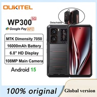 OUKITEL WP300 36กิกะไบต์ (12กิกะไบต์ + UP24GB)+ 512กิกะไบต์16000มิลลิแอมป์ต่อโทรศัพท์มีสายโมดูล/ ตะเ