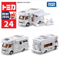July New Products 丨 Domeka No. 24 RV Camp Field Camper Alloy Car Model Collection Ornaments