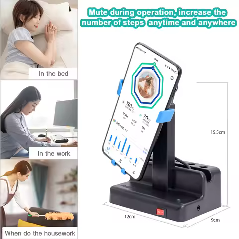Lefon Phone Shaker Walking Swing Pedometer Left Right Shake Steps Counter for Pokemon Go Google Fit 