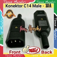 SERIAL Connector C14 Male 1 Ampere Socket C14 Male
