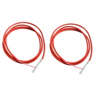 (LAT3) 3 x 2 Wire Pt1000 Temperature Sensor Thermistor Silicone Gel Coated 1.5Meters Probe 45Mm X 5M