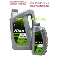 100% KIXX HD1 10W40 7 LITERS (7 Liters) DIESEL ENGINE OIL FULLY SYNTHETIC 10W-40 COMBO PACKAGE MINYA