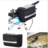 Front Bike Handlebar Bag Bicycle Bag Handlebar Bag Bicycle Bag Front Bag - Black