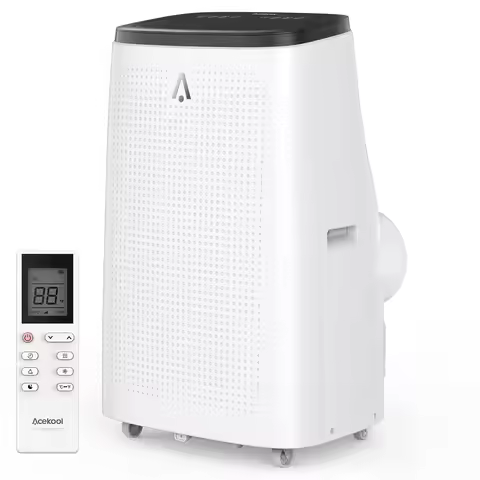14,000BTU (ASHRAE) Portable Air Conditioner, Dehumidifier, Fan with Remote Control 9,300 BTU (DOE),