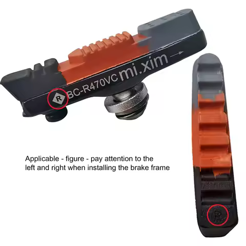 Mi Xim 1 Pair Rubber Silent Brake Pad Road Bike C Brake Holder Pads Shoes Blocks