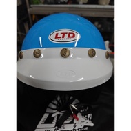 LTD MAG 2 TONE HELMET WHITE BALDI BLUE 5 BUTTON CAP PUTIH SAIZ XL (62) 100% ORIGINAL